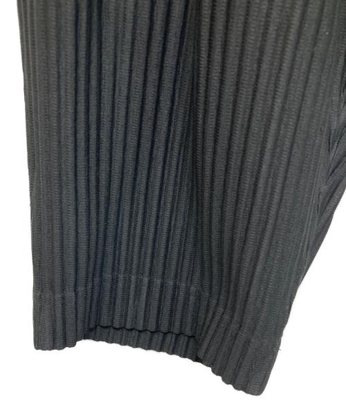 HOMME PLISSE ISSEY MIYAKE（オム プリッセ イッセイ ミヤケ）HOMME PLISSE ISSEY MIYAKE (オム プリッセ イッセイ ミヤケ) 消しプリーツパンツ ブラック サイズ:2の古着・服飾アイテム