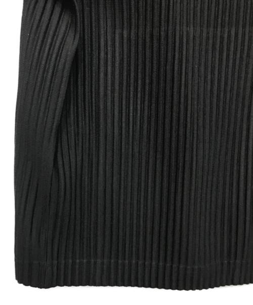 HOMME PLISSE ISSEY MIYAKE（オム プリッセ イッセイ ミヤケ）HOMME PLISSE ISSEY MIYAKE (オム プリッセ イッセイ ミヤケ) プリーツジップアップジャケット ブラック サイズ:2の古着・服飾アイテム
