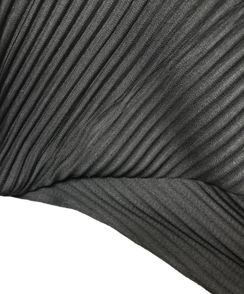 HOMME PLISSE ISSEY MIYAKE（オム プリッセ イッセイ ミヤケ）HOMME PLISSE ISSEY MIYAKE (オム プリッセ イッセイ ミヤケ) プリーツジップアップジャケット ブラック サイズ:2の古着・服飾アイテム