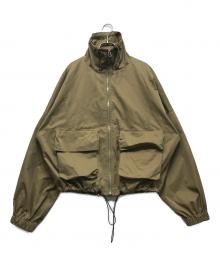 TODAYFUL（トゥデイフル）の古着「Standcollar Zip Blouson」｜ベージュ