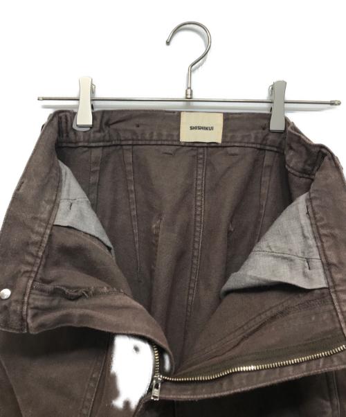 SHISHIKUI（シシクイ）SHISHIKUI (シシクイ) Painter pants ブラウン サイズ:34の古着・服飾アイテム