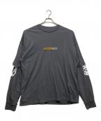 SALOMON×SLAM JAMサロモン×サイアム ジャム）の古着「LONG SLEEVE TEE」｜ブラウン