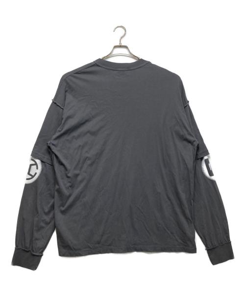 SALOMON（サロモン）SALOMON (サロモン) Slam Jam (サイアム ジャム) LONG SLEEVE TEE ブラウン サイズ:Lの古着・服飾アイテム