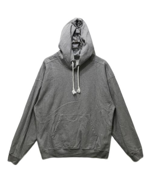 OVY（オヴィー）OVY (オヴィー) Heavy Weight Wide Pullover Hoodie（ヘヴィウエイトワイドプルオーバーフーディ）085 / スウェットパーカー グレー サイズ:Lの古着・服飾アイテム