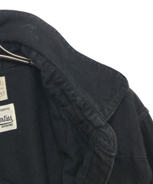 LEE（リー）LEE (リー) WACKO MARIA (ワコマリア) DENIM WESTERN SHIRT ブラック サイズ:Sの古着・服飾アイテム