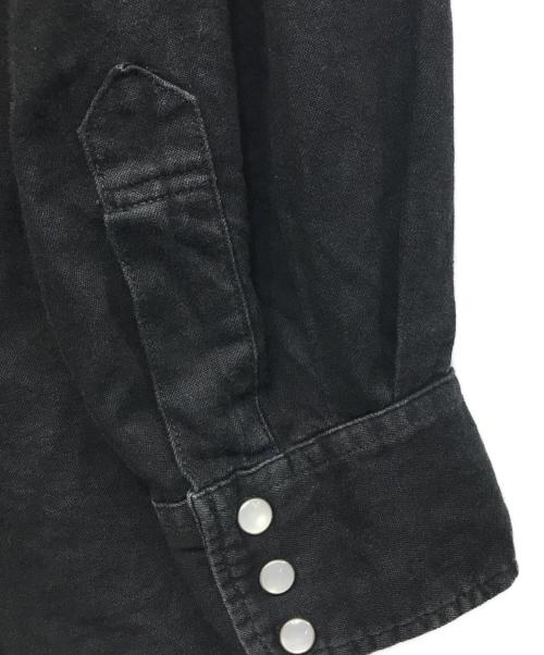 LEE（リー）LEE (リー) WACKO MARIA (ワコマリア) DENIM WESTERN SHIRT ブラック サイズ:Sの古着・服飾アイテム
