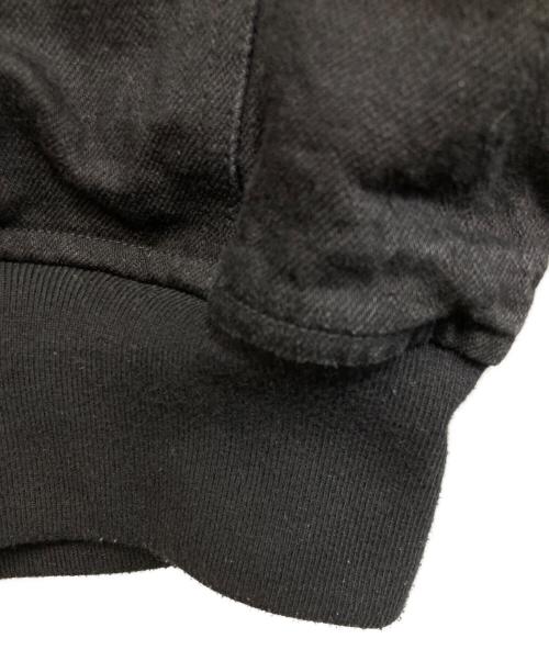 COMOLI（コモリ）COMOLI (コモリ) ブラックデニムジップパーカー ブラック サイズ:2の古着・服飾アイテム