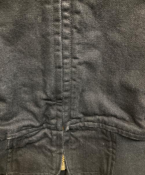 COMOLI（コモリ）COMOLI (コモリ) ブラックデニムジップパーカー ブラック サイズ:2の古着・服飾アイテム