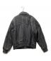 SUPREME (シュプリーム) 21AW pebbled leather varsity jacket（ペブルド レザーバーシティジャケット） ブラック サイズ:L：100000円