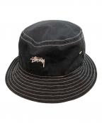 stussy×OUR LEGACYステューシー×アワーレガシー）の古着「バケットハット」｜ブラック