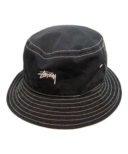 stussy（ステューシー）stussy (ステューシー) OUR LEGACY (アワーレガシー) バケットハット ブラックの古着・服飾アイテム