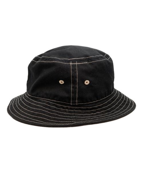 stussy（ステューシー）stussy (ステューシー) OUR LEGACY (アワーレガシー) バケットハット ブラックの古着・服飾アイテム