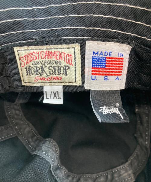 stussy（ステューシー）stussy (ステューシー) OUR LEGACY (アワーレガシー) バケットハット ブラックの古着・服飾アイテム
