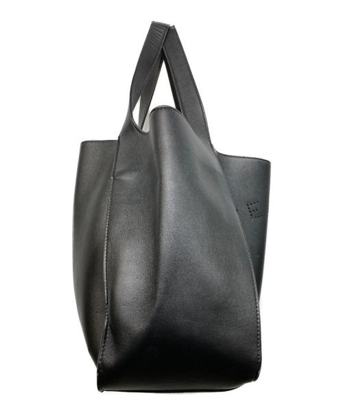 STELLA McCARTNEY（ステラマッカートニー）STELLA McCARTNEY (ステラマッカートニー) ロゴトートバッグ ブラックの古着・服飾アイテム