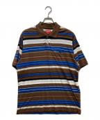 SUPREMEシュプリーム）の古着「Multi Stripe Polo  23SS」｜ブラウン