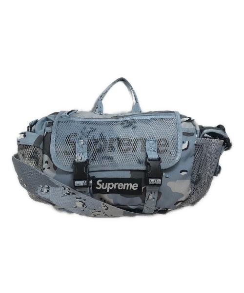 SUPREME（シュプリーム）SUPREME (シュプリーム) Waist Bag Blue camo ブルーの古着・服飾アイテム