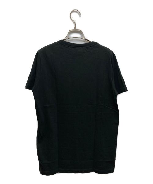 FENDI（フェンディ）FENDI (フェンディ) ビッグ刺繍ロゴＴシャツ ブラック サイズ:40の古着・服飾アイテム