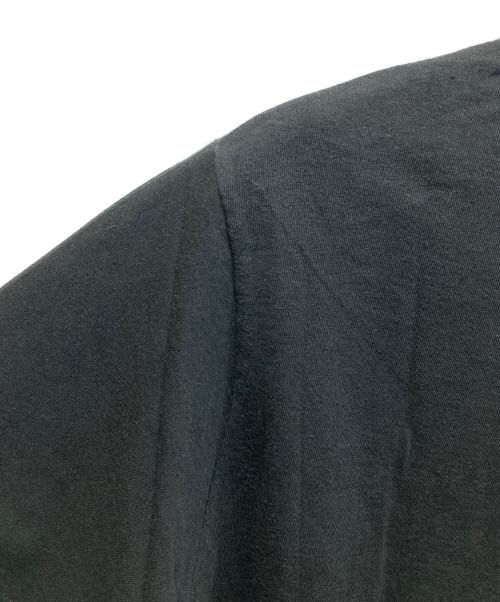 FENDI（フェンディ）FENDI (フェンディ) ビッグ刺繍ロゴＴシャツ ブラック サイズ:40の古着・服飾アイテム
