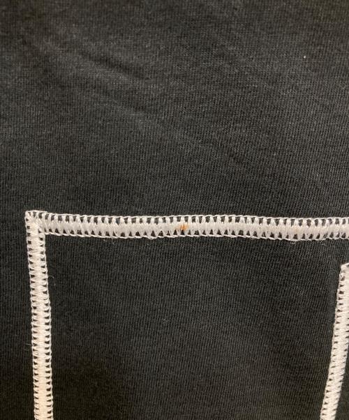 FENDI（フェンディ）FENDI (フェンディ) ビッグ刺繍ロゴＴシャツ ブラック サイズ:40の古着・服飾アイテム