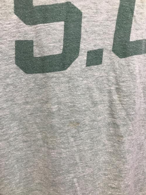 Champion（チャンピオン）Champion (チャンピオン) 染み込みリンガーTシャツ グリーン サイズ:Mの古着・服飾アイテム