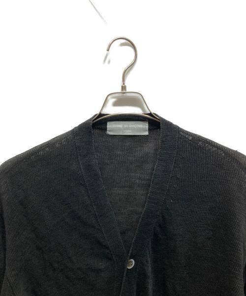 COMME des GARCONS HOMME（コムデギャルソン オム）COMME des GARCONS HOMME (コムデギャルソン オム) リネンニットカーディガン ブラック サイズ:不明の古着・服飾アイテム
