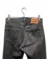 中古・古着 LEVI'S (リーバイス) 501デニムパンツ ブラック サイズ:30：10000円
