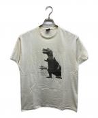 stussyステューシー）の古着「90’ｓ BIG AND MEATYプリントTシャツ」｜ホワイト