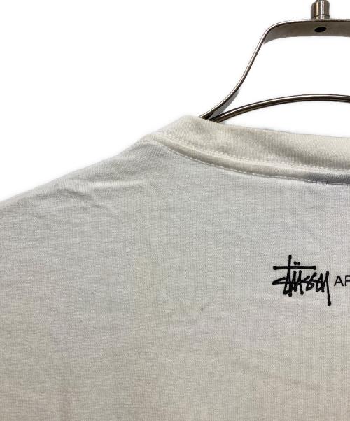 stussy（ステューシー）stussy (ステューシー) 90’ｓ BIG AND MEATYプリントTシャツ ホワイト サイズ:Lの古着・服飾アイテム