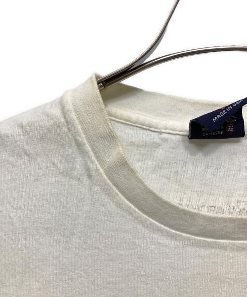 stussy（ステューシー）stussy (ステューシー) 90’ｓ BIG AND MEATYプリントTシャツ ホワイト サイズ:Lの古着・服飾アイテム