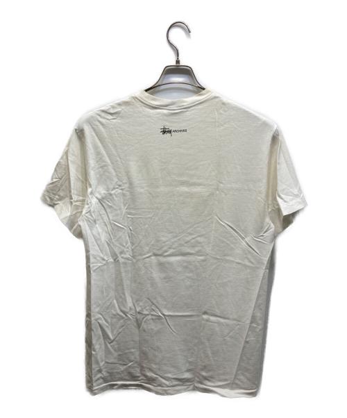 stussy（ステューシー）stussy (ステューシー) フォトTシャツ Nixon ホワイト サイズ:Lの古着・服飾アイテム