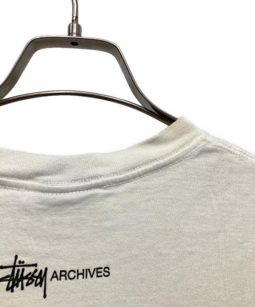 stussy（ステューシー）stussy (ステューシー) フォトTシャツ Nixon ホワイト サイズ:Lの古着・服飾アイテム