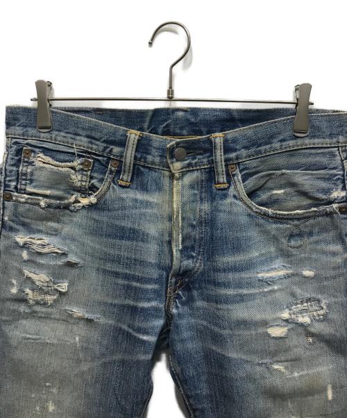 RRL（ダブルアールエル）RRL (ダブルアールエル) スリムブーツカットデニムパンツ インディゴ サイズ:30の古着・服飾アイテム