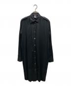 ANN DEMEULEMEESTERアンドゥムルメステール）の古着「シャツワンピース」｜ブラック