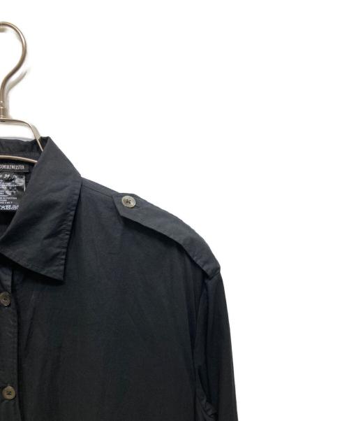 ANN DEMEULEMEESTER（アンドゥムルメステール）ANN DEMEULEMEESTER (アンドゥムルメステール) シャツワンピース ブラック サイズ:34の古着・服飾アイテム
