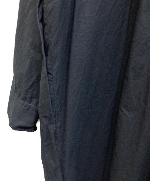ANN DEMEULEMEESTER（アンドゥムルメステール）ANN DEMEULEMEESTER (アンドゥムルメステール) シャツワンピース ブラック サイズ:34の古着・服飾アイテム