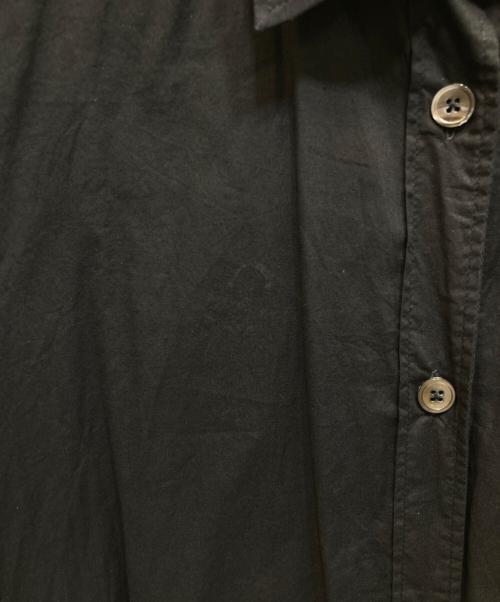 ANN DEMEULEMEESTER（アンドゥムルメステール）ANN DEMEULEMEESTER (アンドゥムルメステール) シャツワンピース ブラック サイズ:34の古着・服飾アイテム