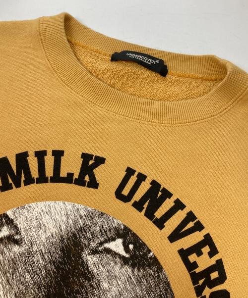 UNDERCOVER（アンダーカバー）UNDERCOVER (アンダーカバー) BLOOD MILK UNIVERSITY グラフィックスウェット イエロー サイズ:2の古着・服飾アイテム