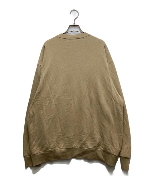 UNDERCOVER（アンダーカバー）UNDERCOVER (アンダーカバー) SWEAT ANGEL サテンパッチクルーネックスウェット ベージュ サイズ:5の古着・服飾アイテム