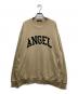 UNDERCOVER（アンダーカバー）の古着「SWEAT ANGEL サテンパッチクルーネックスウェット」｜ベージュ