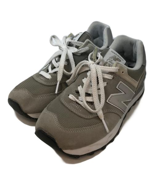 NEW BALANCE（ニューバランス）NEW BALANCE (ニューバランス) ローカットスニーカー　ML574EVG グレー サイズ:24.5の古着・服飾アイテム