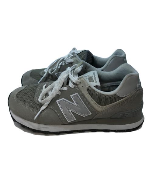 NEW BALANCE（ニューバランス）NEW BALANCE (ニューバランス) ローカットスニーカー　ML574EVG グレー サイズ:24.5の古着・服飾アイテム