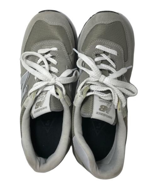 NEW BALANCE（ニューバランス）NEW BALANCE (ニューバランス) ローカットスニーカー　ML574EVG グレー サイズ:24.5の古着・服飾アイテム