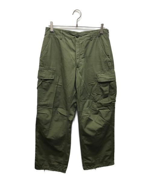 US ARMY（ユーエスアーミー）US ARMY (ユーエスアーミー) リップストップジャングルファティーグパンツ カーキ サイズ:Sの古着・服飾アイテム