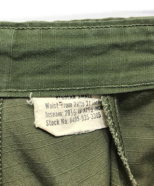 US ARMY（ユーエスアーミー）US ARMY (ユーエスアーミー) リップストップジャングルファティーグパンツ カーキ サイズ:Sの古着・服飾アイテム