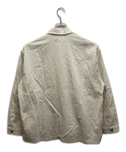 Diaspora Skateboards（ディアスポラスケートボードズ）Diaspora skateboards (ディアスポラスケートボードズ) Mil Graphpaper Shirt ベージュ サイズ:XLの古着・服飾アイテム