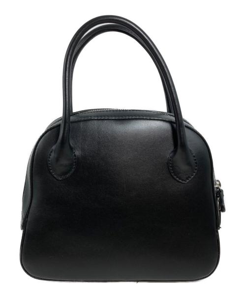 MAISON CANAU（メゾンカナウ）Maison canau (メゾンカナウ) SMOOTH ROUND BOSTON バッグ ブラックの古着・服飾アイテム