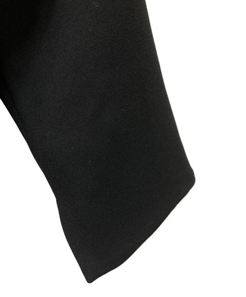 SOEJU（ソージュ）SOEJU (ソージュ) ロングノーカラージャケット ブラック サイズ:Ｌの古着・服飾アイテム
