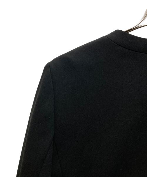 SOEJU（ソージュ）SOEJU (ソージュ) ロングノーカラージャケット ブラック サイズ:Ｌの古着・服飾アイテム