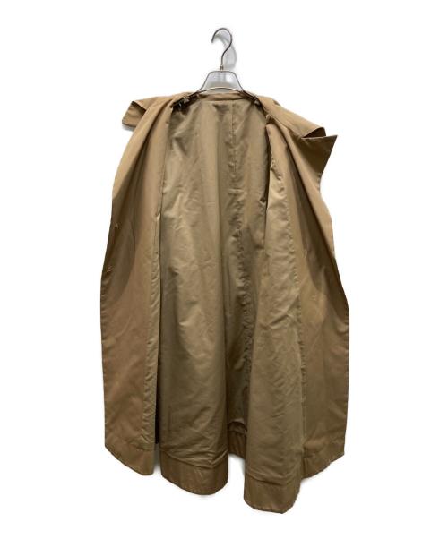 AMARC（アマーク）AMARC (アマーク) ビックカラーフレアコート ベージュ サイズ:Fの古着・服飾アイテム