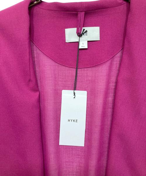 HYKE（ハイク）HYKE (ハイク) ガウンコート プラム サイズ:1の古着・服飾アイテム
